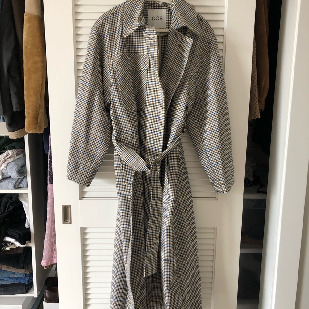 Cos trench coat size 2